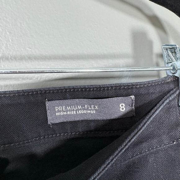 J Jill Denim Women's Premium Flex Black High Rise Leggings Jeggings - Size 8 - Picture 5 of 8